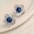 cheap Earrings-Women&#039;s Sapphire Cubic Zirconia tiny diamond Stud Earrings Drop Earrings Solitaire Round Cut Ladies Fashion European Cubic Zirconia Platinum Plated Earrings Jewelry White For Wedding Masquerade