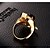 cheap Rings-Ring Wedding / Party / Daily / Casual Jewelry Zircon / Titanium Steel / Gold Plated Women Statement Rings 1pc,6 / 7 / 8 / 9 Gold