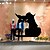 halpa Seinätarrat-Eläimet Ihmiset Asetelma Romantiikka Muoti Muodot Vintage Holiday Sarjakuva Leisure Fantasy Wall Tarrat 3D-seinätarrat Koriste-seinätarrat