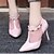 Χαμηλού Κόστους Γυναικεία Τακούνια-Γυναικεία παπούτσια - Γόβες - Φόρεμα - Τακούνι Στιλέτο - Μυτερό - Δερματίνη - Μαύρο / Ροζ / Άσπρο