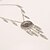 cheap Necklaces-Women&#039;s Pendant Necklace Long Necklace Tassel Fringe Long Feather Dream Catcher Ladies Tassel European Simple Style Alloy Golden Silver Necklace Jewelry For Party Daily Casual