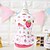 cheap Dog Clothes-Dog Dress Pajamas Puppy Clothes Cartoon Casual / Daily Dog Clothes Puppy Clothes Dog Outfits Yellow Pink Costume for Girl and Boy Dog Cotton XS S M L XL