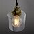 رخيصةأون أضواء الجزيرة-12 cm(4.7 inch) استايل مصغر أضواء معلقة معدن زجاج طلاء ملون رجعي 110-120V / 220-240V