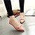 abordables Sandalias planas de mujer-Mujer Exterior Casual Pajarita Tacón Plano Confort Semicuero Negro Blanco Rosa