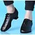 preiswerte Schuhe für Standardtanz und Modern Dance-Schuhe für den lateinamerikanischen Tanz Absätze Blockabsatz Kunstleder Schnürsenkel Schwarz / Innen