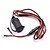 cheap Motorcycle Fittings-12V 1.8m Wire Waterproof Car Motorcycle Power Socket Plug Outlet