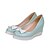 cheap Women&#039;s Heels-Women&#039;s Shoes Wedge Heel Round Toe Heels Casual Blue / Pink / Beige