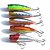 abordables Señuelos y moscas de pesca-5 pcs Kit SEÑUELOS PESCA Corchete Flotante Bajo Trucha Lucio Pesca de Mar Pesca de baitcasting Pesca de agua dulce / Pesca de Perca / Pesca de Cebo / Pesca general