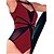 abordables Maillots de Bain Femme &amp; Bikinis-Femme Blocs de Couleur Licou Rouge Une-pièce Maillots de Bain Maillot de bain - Mosaïque Rouge