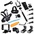cheap Accessories For GoPro-Clip Smooth Frame Case / Bags Waterproof Adjustable Convenient 17 pcs For Action Camera All Gopro Gopro 5 Xiaomi Camera Gopro 4 Gopro 4 Silver Diving Surfing Ski / Snowboard PVC(PolyVinyl Chloride