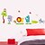 cheap Wall Stickers-Decorative Wall Stickers - 3D Wall Stickers Animals People Still Life Romance Fashion Shapes Vintage Holiday Cartoon Leisure Fantasy