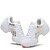 cheap Dance Sneakers-Women&#039;s Dance Sneakers Sneaker Split Sole Low Heel Synthetic Lace-up Black / White