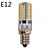 levne LED bi-pin světla-1ks 4 W 300-350 lm E12 / E17 / E11 LED corn žárovky T 80 LED korálky SMD 3014 Stmívatelné / Ozdobné Teplá bílá / Chladná bílá 220-240 V / 110-130 V / 1 ks / RoHs