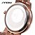 cheap Dress Classic Watches-SINOBI Men&#039;s Wrist Watch Quartz Rose Gold 30 m Water Resistant / Waterproof Sport Watch Analog Golden