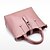 cheap Handbag &amp; Totes-Women&#039;s Bags PU(Polyurethane) Tote / Satchel / Shoulder Bag Solid Colored Brown / Pink / Wine