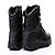 voordelige Herenlaarzen-Heren Comfort schoenen Leer / Denim Herfst / Winter Laarzen Anti-slip 20.32-25.4 cm / Korte laarsjes / Enkellaarsjes Zwart / Beige