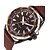 cheap Leather band Watches-Men&#039;s Wrist Watch Quartz Japanese Quartz Classic Water Resistant / Waterproof Calendar / date / day Analog 1# 2# 3# / Stainless Steel / Leather