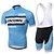 billige Klærsett for menn-XINTOWN Kortermet Sykkeljersey med bib-shorts Sykkel Sykkelshorts Med Seler Jersey Treningsdrakt Pustende 3D Pute Fort Tørring Ultraviolet Motstandsdyktig Svettereduserende Vinter sport Elastan Mote