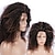 ieftine Peruci Sintetice Premium-Lănțișoare frontale din sintetice Kinky Curly Kinky Curly Față din Dantelă Perucă Mediu Negru Păr Sintetic Pentru femei Păr Balayage / Șuvițe Linia naturală de păr Negru