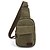 cheap Sling Shoulder Bags-Men&#039;s Bags Canvas Fanny Pack / Sling Shoulder Bag Solid Colored Brown / Army Green / Khaki