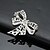 cheap Brooches-Women&#039;s Brooches Bowknot Ladies Work Fashion Cute everyday Crystal Cubic Zirconia Brooch Jewelry Silver For Wedding Party Special Occasion Anniversary Birthday Gift