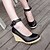 cheap Women&#039;s Heels-Women&#039;s Shoes Leatherette Wedge Heel Wedges / Platform Heels Office &amp; Career / Dress / Casual Black / Brown / Beige