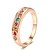 billige Motering-Women&#039;s Band Ring spinning ring Crystal 18K Gold Plated Alloy Ladies Luxury Simple Style Party Jewelry