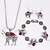 cheap Jewelry Sets-Women&#039;s Turquoise Jewelry Set Elephant Animal Ladies Luxury Elegant European Cute western style Resin Turquoise Earrings Jewelry Black / Red / Blue For Party Birthday Gift Daily Casual Engagement