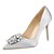 economico Scarpe col tacco da donna-Per donna Scarpe Raso Primavera / Estate / Autunno A stiletto Fiocco Argento / Grigio / Dorato / Matrimonio / Serata e festa / Formale / Serata e festa