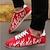 Χαμηλού Κόστους Ανδρικά Sneakers-Ανδρικά Παπούτσια Πανί Άνοιξη / Καλοκαίρι / Φθινόπωρο Ανατομικό / Φωτιζόμενα παπούτσια 10.16-15.24 cm Μαύρο / Κόκκινο