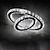 billiga Cirkeldesign-2 ringar 50 cm kristall-led ljuskrona cirkel hängande ljusmetall galvaniserad modern samtida 110-120v 220-240v