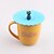 economico Bicchieri-Cartoon Cat Shaped Silicone Mug Lid Cover Watertight Drink Cup Cap (Random Color)