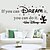 cheap Wall Stickers-Decorative Wall Stickers - Words &amp; Quotes Wall Stickers People / Animals / Still Life Living Room / Bedroom / Bathroom
