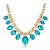 cheap Necklaces-Crystal - Drop Ocean Blue, Champagne Necklace For Wedding, Special Occasion, Birthday / Engagement / Gift