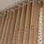 billige Gjennomsiktige gardiner-ren gardiner nyanser to paneler stue solid farget stripe kurve polyester hul ut