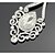 cheap Earrings-Lady&#039;s Multi-Stone Zircon Chandelier Drop Earrings for Wedding Party (Gold/Silver)