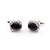 cheap Wedding Gifts-Black Zircon Gem French Shirt cufflinks For Groomsmen Gift