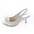 abordables Chaussures de mariée-Femme Mariage Habillé Soirée &amp; Evénement Eté Cristal Fleur de satin Talon Aiguille Satin extensible Blanche