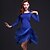 cheap Latin Dancewear-Latin Dance Dresses Women&#039;s Performance Milk Fiber Tassel(s) 1 Piece Dress