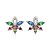 cheap Earrings-Women&#039;s Crystal Stud Earrings - Crystal Green / Blue / Rainbow For Wedding Party Daily