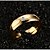 olcso Gyűrűk-Band Ring Szintetikus gyémánt Aranyozott Titán acél Arannyal bevont Sárga arany hölgyek Divat / Női / Nyilatkozat gyűrű