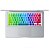 olcso Billentyűzetkiegészítők-szivárvány fényes tervezés szilikon billentyűzet fedél bőr MacBook Air 11,6 minket elrendezés