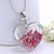 cheap Necklaces-Crystal Pendant - Sterling Silver Heart Necklace For Wedding, Party, Thank You