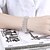 abordables Bracelet-Femme Chaînes &amp; Bracelets simple Mignon Coréen Européen Branché Romantique Décontracté / Sport Bohême Punk Hip-Hop Ethnique Cuivre Plaqué