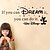 cheap Wall Stickers-Decorative Wall Stickers - Words &amp; Quotes Wall Stickers People / Animals / Still Life Living Room / Bedroom / Bathroom
