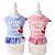 cheap Dog Clothes-Dog Shirt / T-Shirt Dress Puppy Clothes Stripes Letter &amp; Number Fashion Dog Clothes Puppy Clothes Dog Outfits Blue Pink Costume for Girl and Boy Dog Cotton XS S M L XL
