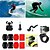 cheap Accessories For GoPro-Front Mounting Clip Protective Case Waterproof Adjustable Convenient 38 pcs For Action Camera All Gopro Gopro 5 Xiaomi Camera Gopro 4 Gopro 4 Silver Diving Surfing Ski / Snowboard PVC(PolyVinyl