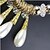 abordables Collares-Mujer Cristal Collares Declaración Collar con perlas Gota Moda Perla Legierung Pantalla de color Gargantillas Joyas Para