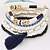 cheap Bracelets-Layered Strand Bracelet - Charm, Tassel, Vintage Bracelet White / Fuchsia For Party