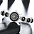 voordelige Dameshorloges-Dames Modieus horloge Armbandhorloge Kwarts Leer Band Bedeltjes Elegante horloges Zwart Wit Zwart